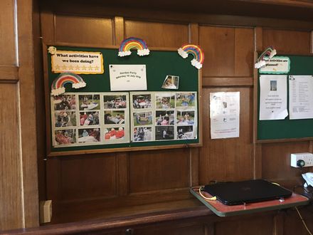 What activities we have been doing display board 