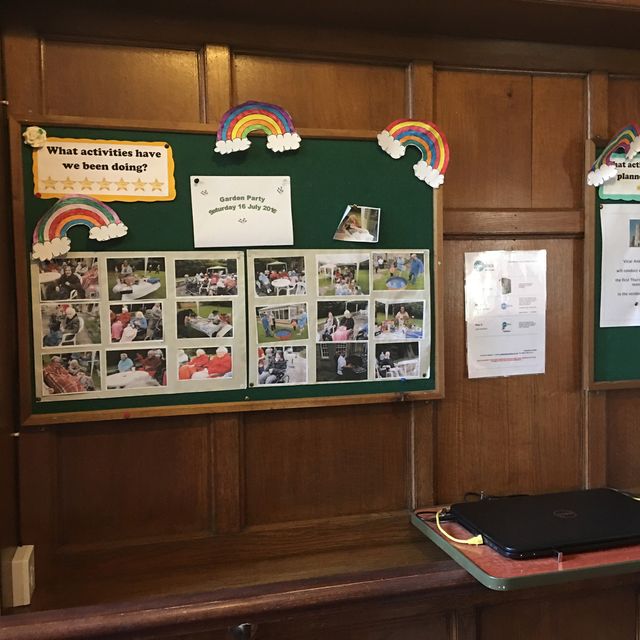 What activities we have been doing display board 
