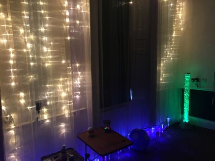 decorative lighting at Hazelwood Gardens Nursing Home