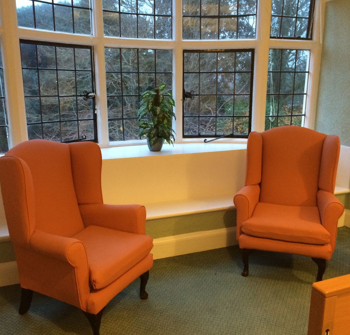 Seating area for 2 at Hazelwood Gardens 